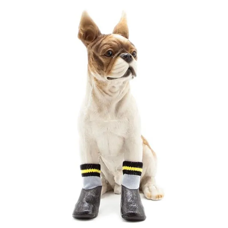Водонепроницаемые носки для маленьких собак, Нескользящие теплые носки для больших собак, 7 размеров