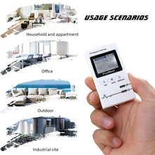 1,5 дюймов цифровой дозиметр радиации детектор электромагнитного излучения измеритель радиации emf волновой тестер Измеритель радиации