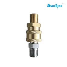 Переходник для пенопласта с латунным шариковым быстроразъемным соединением+ 1/" быстрый соединитель из нержавеющей стали для мойки высокого давления