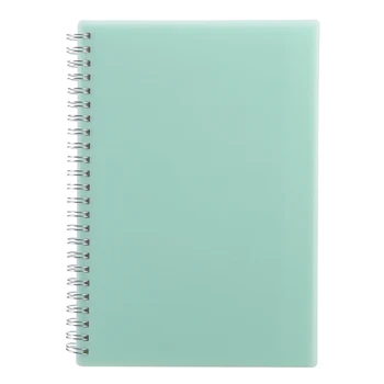 

Spiral Notebook Lime Dotted Bullet Journal PP Hardcover Banded Dot Grid Spiral A5 Notebook Office Stationery Supplies