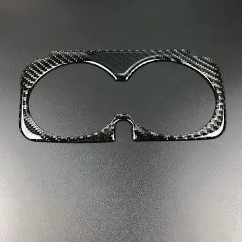 

Car Styling Carbon Fiber Water Cup Holder Frame Trim Sticker For Mercedes Benz C E7CA