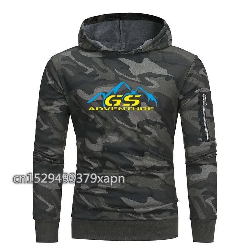 Мужские толстовки с капюшоном ADVENTURE GS модный Камуфляжный Военный Спортивный