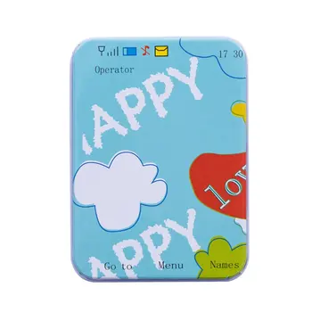 

Mini Exquisite Home Personality Candy Box Square-shaped Candy Cookie Box Tin Box Festive Party Supplies