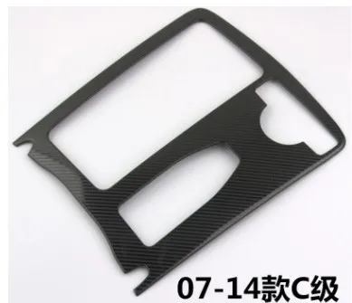 Для Mercedes Benz C Class W204 2008- Автомобильный ABS Матовый Центральный держатель для пристака рамка отделка E Class Coupe C207 W212 2010-12 LHD - Название цвета: RHD black