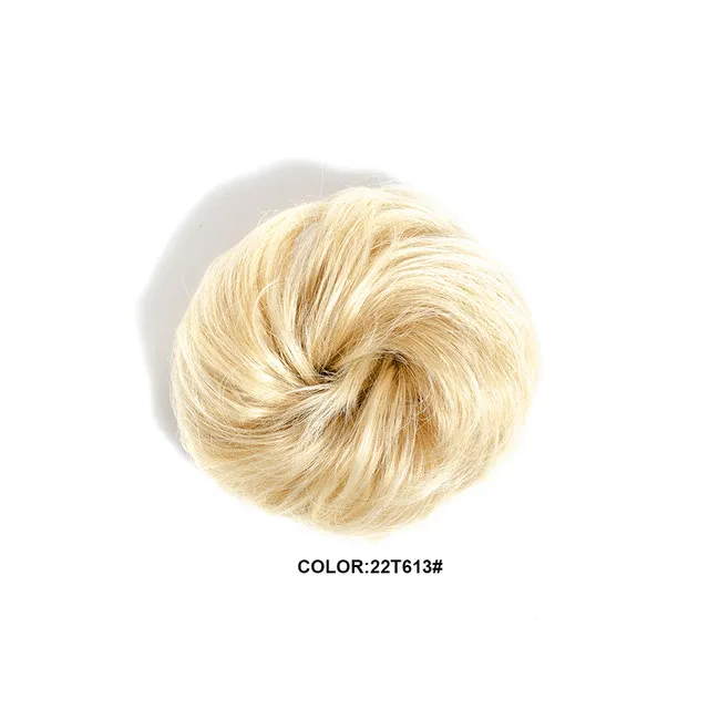 synthetic messi hair scrunchie chignon bun women messy hairpieces accessories false bundle hair