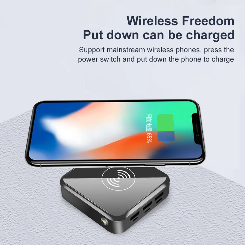 Tesoro carga y carga inalámbrico portátil, soporte de batería móvil universal, digital portátil| - AliExpress