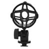 Microphone Shock Mount Holder with Cold Shoe Universal Plastic MIC Stand Shock-proof Clamp Studio Recording Bracket for Camera ► Photo 3/6