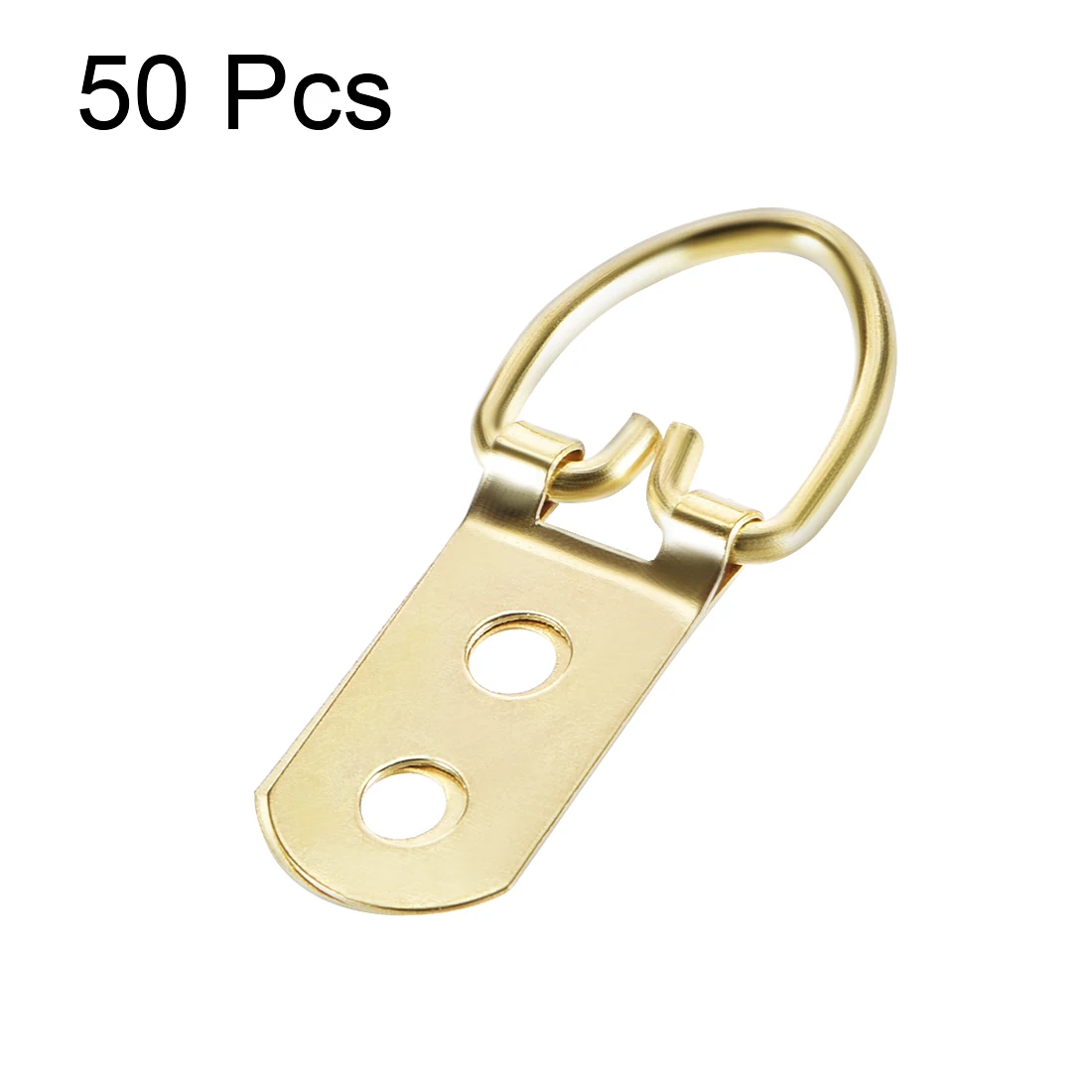 Uxcell 50/100 шт кольцо в виде буквы D рисунок Вешалки 42x16-90x22mm цвет серебро/золото/бронза/Черный Ассортимент Набор для фото висит решения
