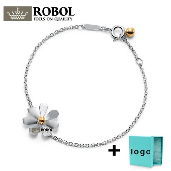 

xl tfb original sterling silver series high quality fashion sun flower bracelet, suitable for women's anniversary free gift