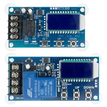 Dc 6-60v 30a módulo de controle de carregamento da bateria de armazenamento placa de proteção carregador interruptor de tempo display lcd XY-L30A XY-L15A