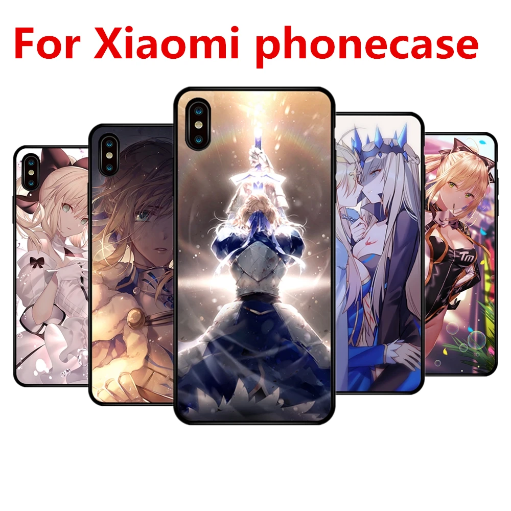 Fate Grand Order Saber Artoria Pendragon мягкий чехол для телефона Xiaomi 5 6 8 9 A2 5S 5C 5X MIX3 Redmi | Дом и сад