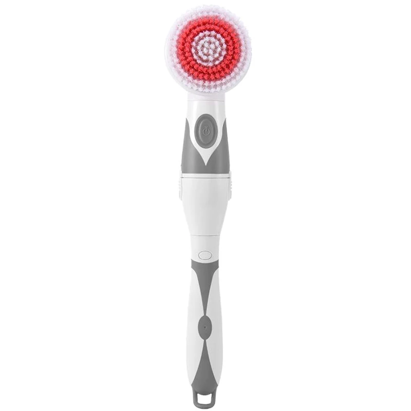 EASY-4 In 1 Electric Bath Brush Long Handle Waterproof Cleansing Brush Massage Electric Shower Brush Long Handle Waterproof Bath