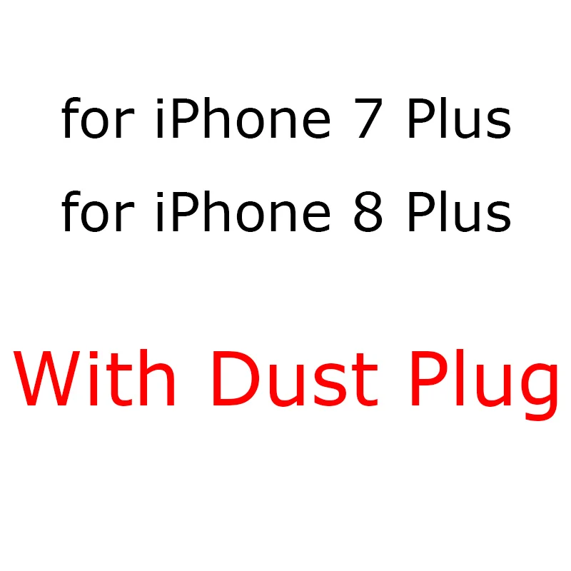 Transparent Пылезащитная заглушка прозрачные силиконовые чехлы для iPhone 6 6s 7 8 Plus X XR XS Max мягкий чехол на заднюю панель телефона iPhone6 iPhone7 iPhone8 iphoneexr - Цвет: Transparent