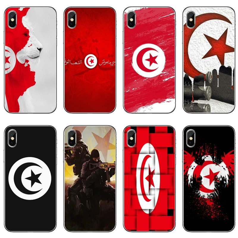 Tunisia flag moon star Phone Case For Samsung Galaxy S10E S10 Lite S9 S8 S7 S6 edge Plus S5 S4 S3 Mini Note 10 9 8 5 4 | Мобильные