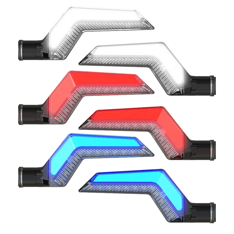 12V LED Motorcycle Indicators Flowing Turn Signal Lights Waterproof High Brightness Chip Motorbike Warning |