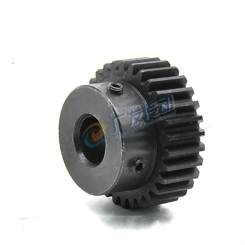 1 шт. Spur gear 1,5 mod 45 зубьев 1.5M45T boss gearinner диаметр 8-25 высокая частота почернение Толщина зуба 15 мм