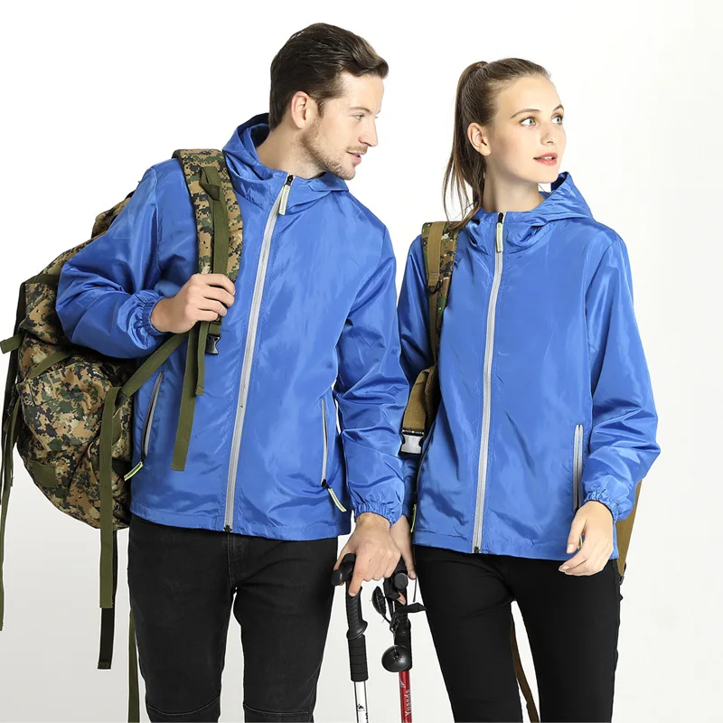 Стиль Настраиваемый открытый альпинизм четыре стороны эластичность мужской Пыльник водонепроницаемый Быстросохнущий дышащий Тонкий