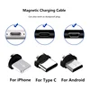 Магнитный кабель Micro USB Type C кабель для быстрой зарядки для iPhone Xiaomi Android мобильный телефон зарядное устройство Магнит USB провод шнур ► Фото 2/6