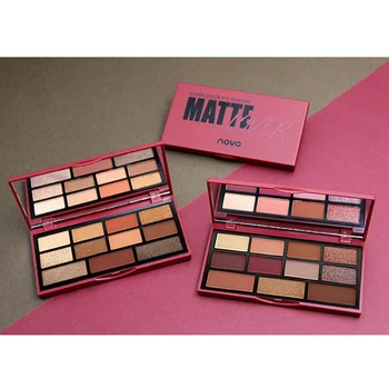

11 Colors Eyeshadow Palette Glitter Matte Shimmer Powder Suit for Daily Party Super High Pigment Eye Makeup Shadow