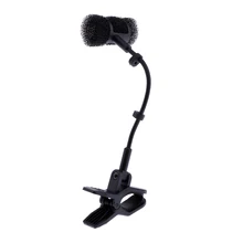 MagiDeal Erhu, Flute Microphone MIC Clip Holder Stage Performance Accessory
