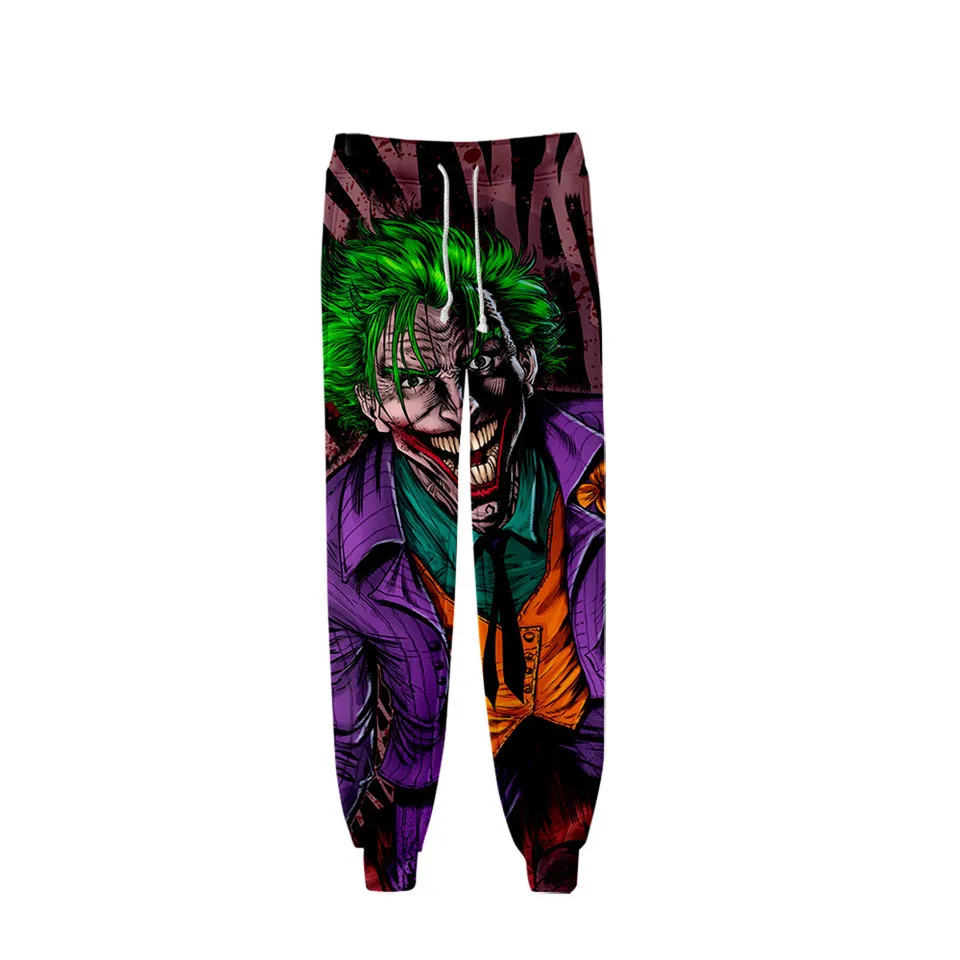 HAHA Joker 3D печатные спортивные штаны на Хэллоуин с принтом сумасшедшей улыбки повседневные штаны для бега теплые спортивные штаны уличная Мужская/Женская Брюки