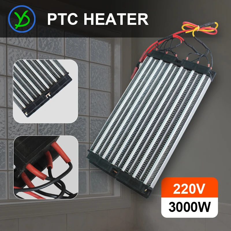High Quality 3000w Acdc 220v Ptc Electric Air Heater 230*150mm Surface ...