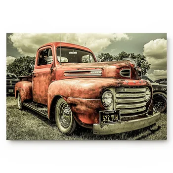 

Farm Retro Car Bath Rugs Non-Slip Doormat Door Mat Bathroom Accessories