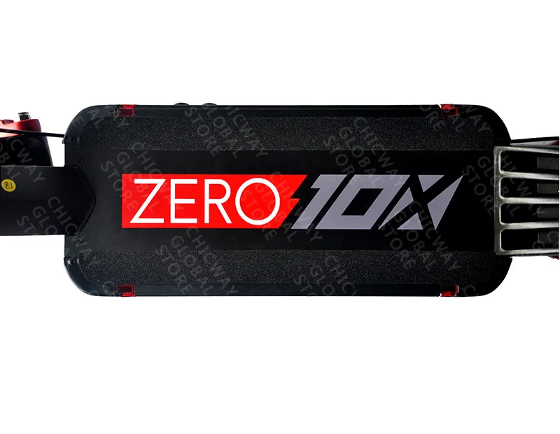 Оригинальный Zero 10X электрический скутер 52 в/18AH двойной привод гидравлический