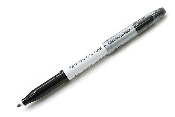1 шт. Япония PIOLT фрикционная ручка Frixion SW-FC стираемый акварельный карандаш Студенческая живопись цвет граффити ручка - Цвет: Черный
