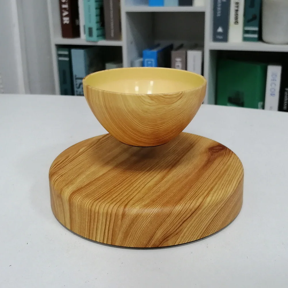 Levitating Air Bonsai Pot Rotating Flower Planter Magnetic Levitation Suspension Flower Floating Pot Desk Home Office Decor