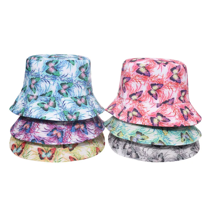 Ldslyjr Cotton Cartoon Butterfly Print 