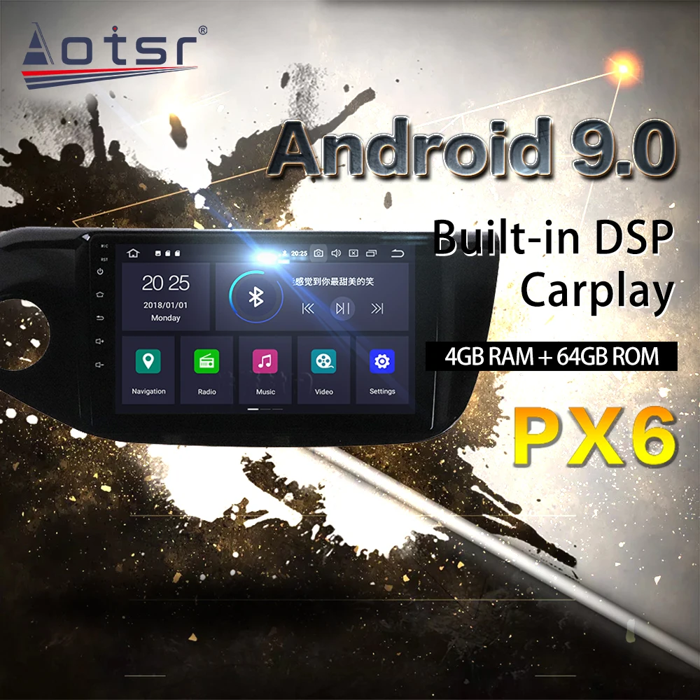 Автомагнитола 4 Гб + 64 ГБ Android 10 DSP мультимедийный видеоплеер для KIA Cee ɽ CEED JD 2012 -