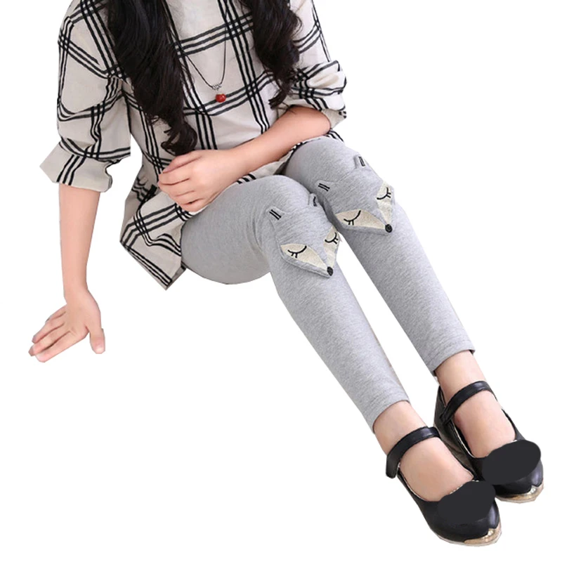 Леггинсы для девочек детская одежда на весну и осень хлопковые детские