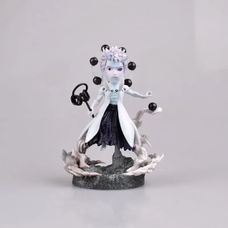 Аниме фигурки Наруто Uchiha Obito ПВХ игрушки сцена Shippuden экшн фигурка Tobi коллекция