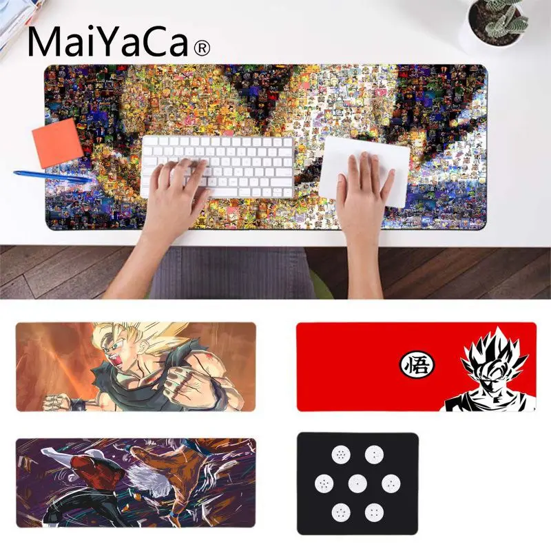 MaiYaCa Beautiful Anime dragon ball cool anime Office Mice Gamer Soft Mouse Pad Rubber Mouse Durable Desktop Mousepad