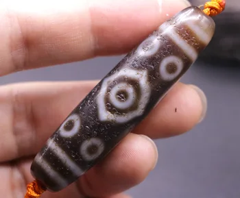 

Unique Magic Power Tibetan Old Agate 11 Eye King Master dZi Bead Totem Amulet 3A LKbrother Sauces Top Quality