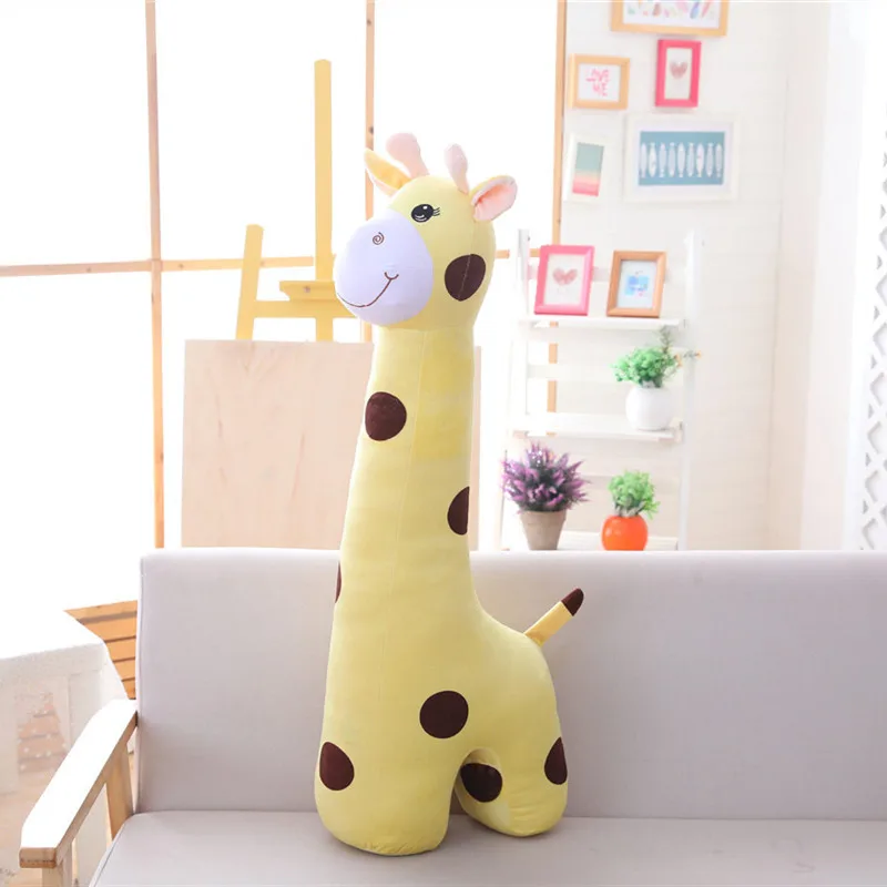 90 см Большой размер жираф плюшевые игрушки милые мягкие животные куклы друзья праздник подарок на день рождения комната Диван Декор дети комфорт игрушки