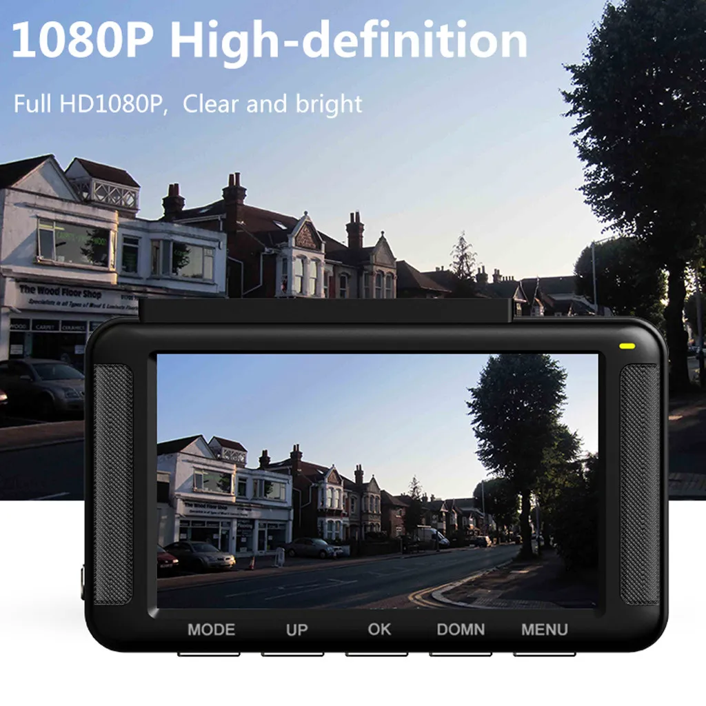 3 дюйма 1080P Приборная панель автомобиля DVR gps камера автомобиль с Full HD камерой видео рекордер Dash Cam g-сенсор gps трекер автомобиля электрика