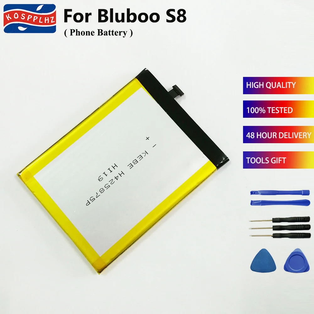 3450 Аккумулятор для телефона, мАч для Bluboo S8 батарея сменные батареи Прочный срок службы аккумулятор+ Инструменты