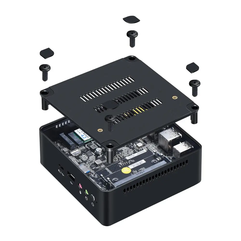 Chatreey AN1 AMD Ryzen R5 3550H mini pc with Vega 8 Graphic 4K UHD DP HDMI desktop gaming computer Nvme ssd-3
