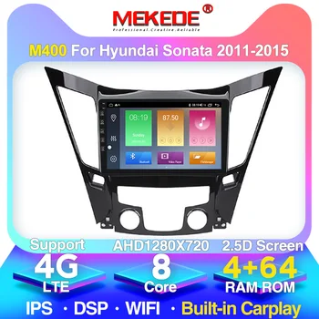 

Android 10 4+64G 2.5D IPS screen car gps multimedia player for Hyundai sonata 8 2010-2015 with GPS navigation BT WIFI 4G lte