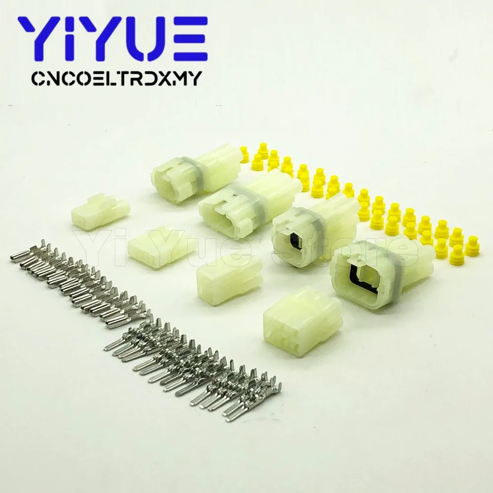 Sumitomo 2,2 мм 2-6pin женский и мужской Электрический штекер sumitomo HM 090 Соединительный комплект с клеммами и уплотнениями