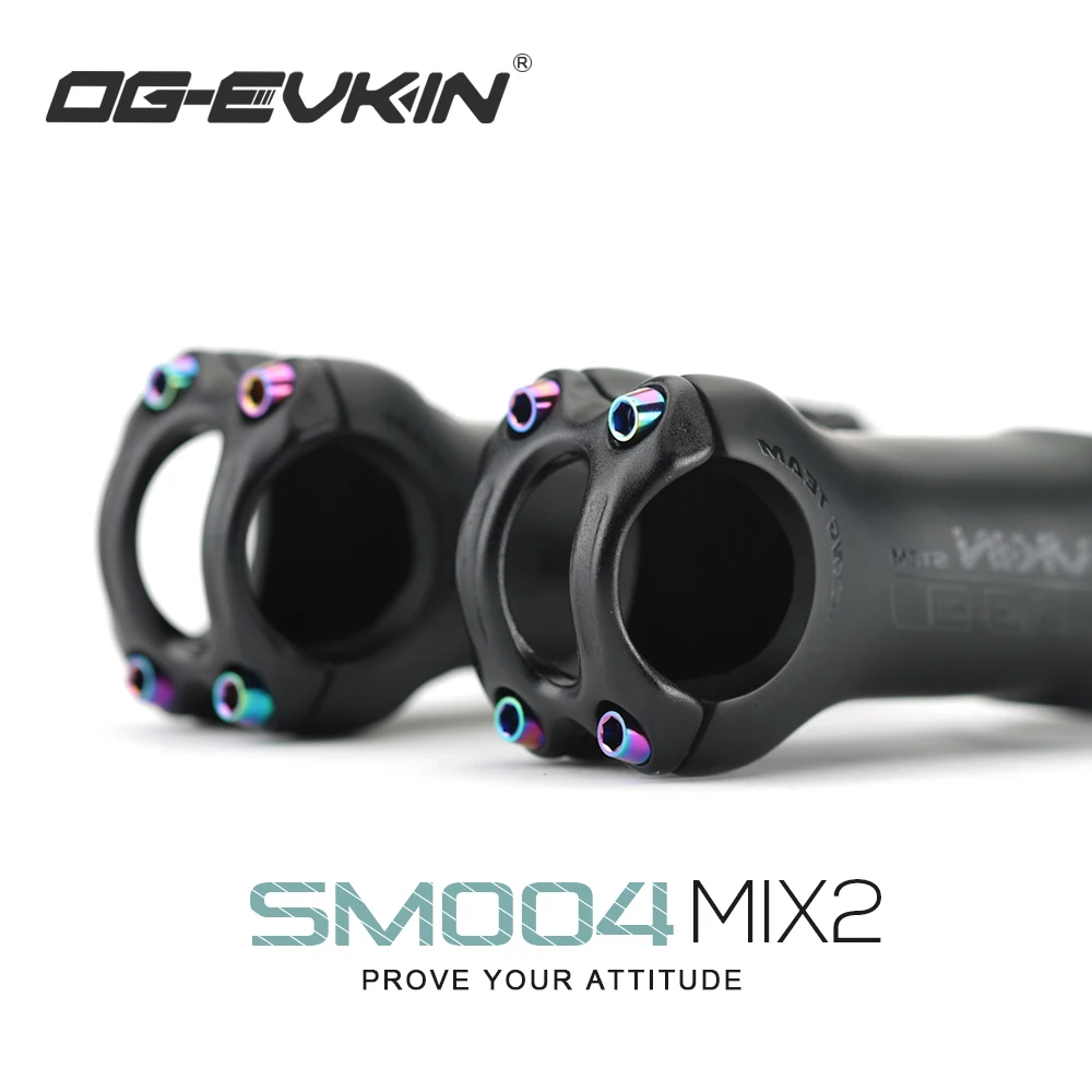OG EVKIN SM 004 T1000 углеродный MTB велосипедный стержень 6/17 градусов 31 8 мм дорожный