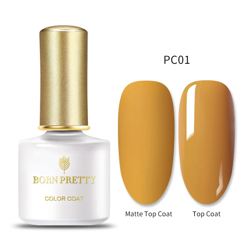 BP-PC01 BORN PRETTY, 60 цветов, Матовый УФ-гель для ногтей, 6 мл, чистый цвет для ногтей, матовое верхнее покрытие, впитывается, Гель-лак для ногтей, маникюрный лак - Цвет: BP-PC01