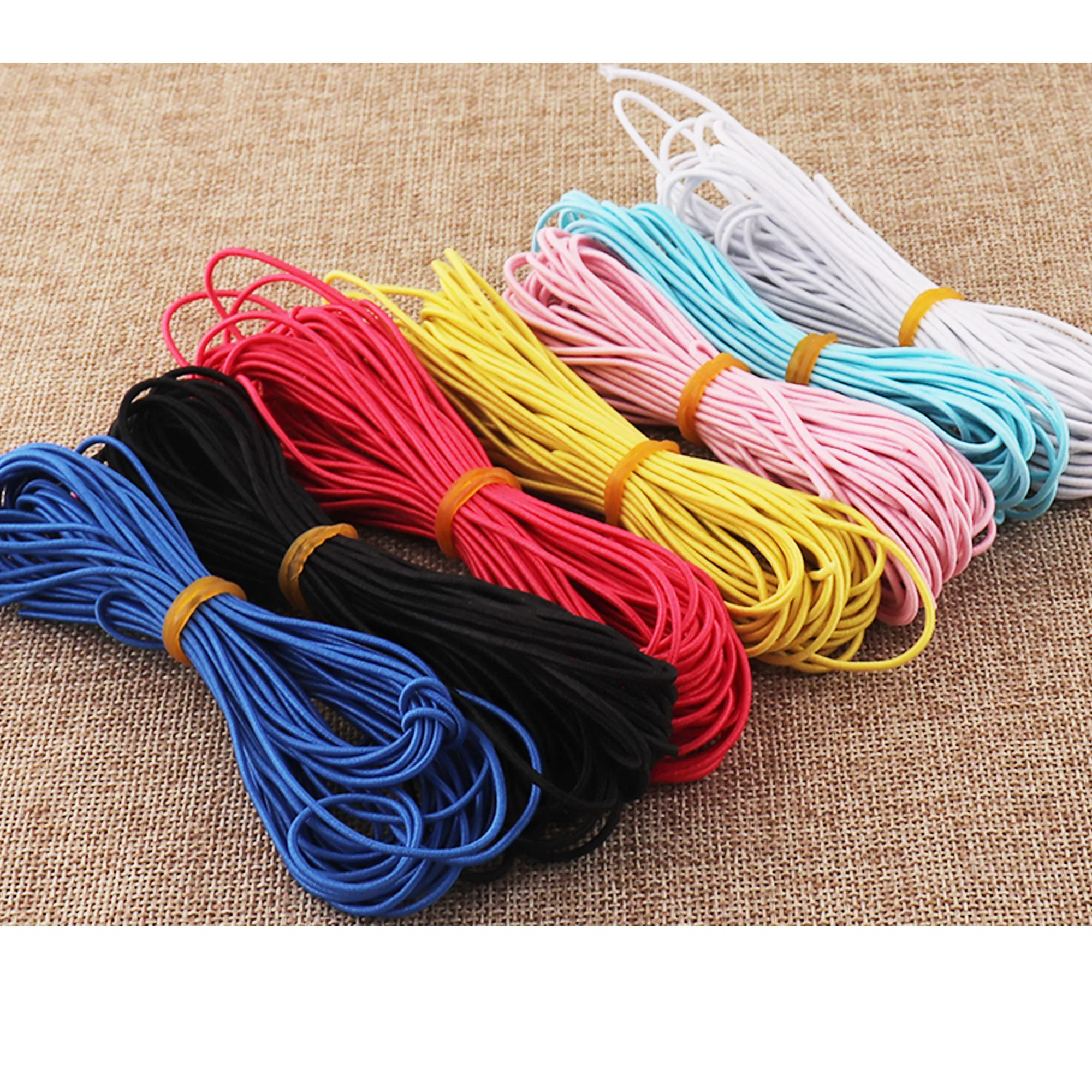 100 Yards White Yards Elastic Band 1/4 inch Elastic Cord Rope Sewing Crafts  DIY Mask Bedspread Cuff for Craft Mask Making - AliExpress