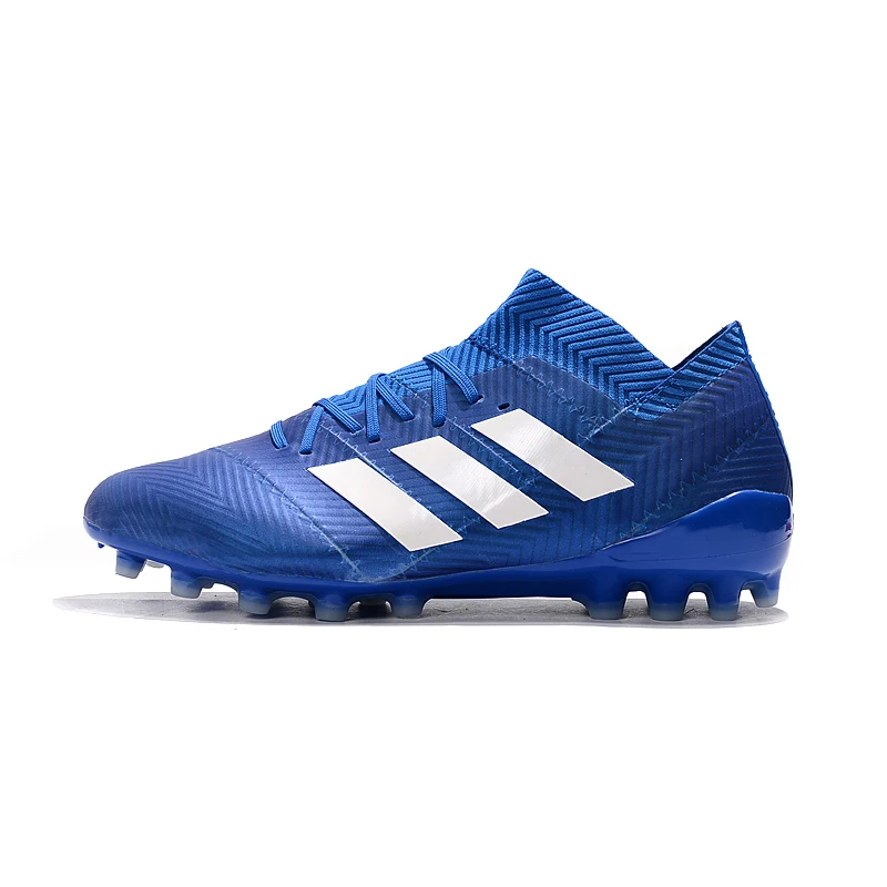 Адидас Nemeziz Messi 18,1 AG гвоздь сломанный гвоздь искусственная трава Мужская футбольная обувь спортивная обувь Трава кожаные ботинки