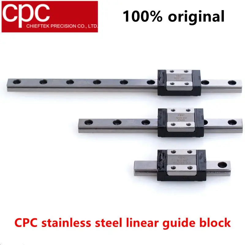 Taiwan CPC block Linear Bearings Carriages Guide Rails Linear Rail Guide Bearing Block