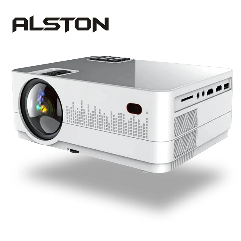 Светодиодный мини-проектор ALSTON Q2 портативный HD-видеопроектор с HDMI USB для игр