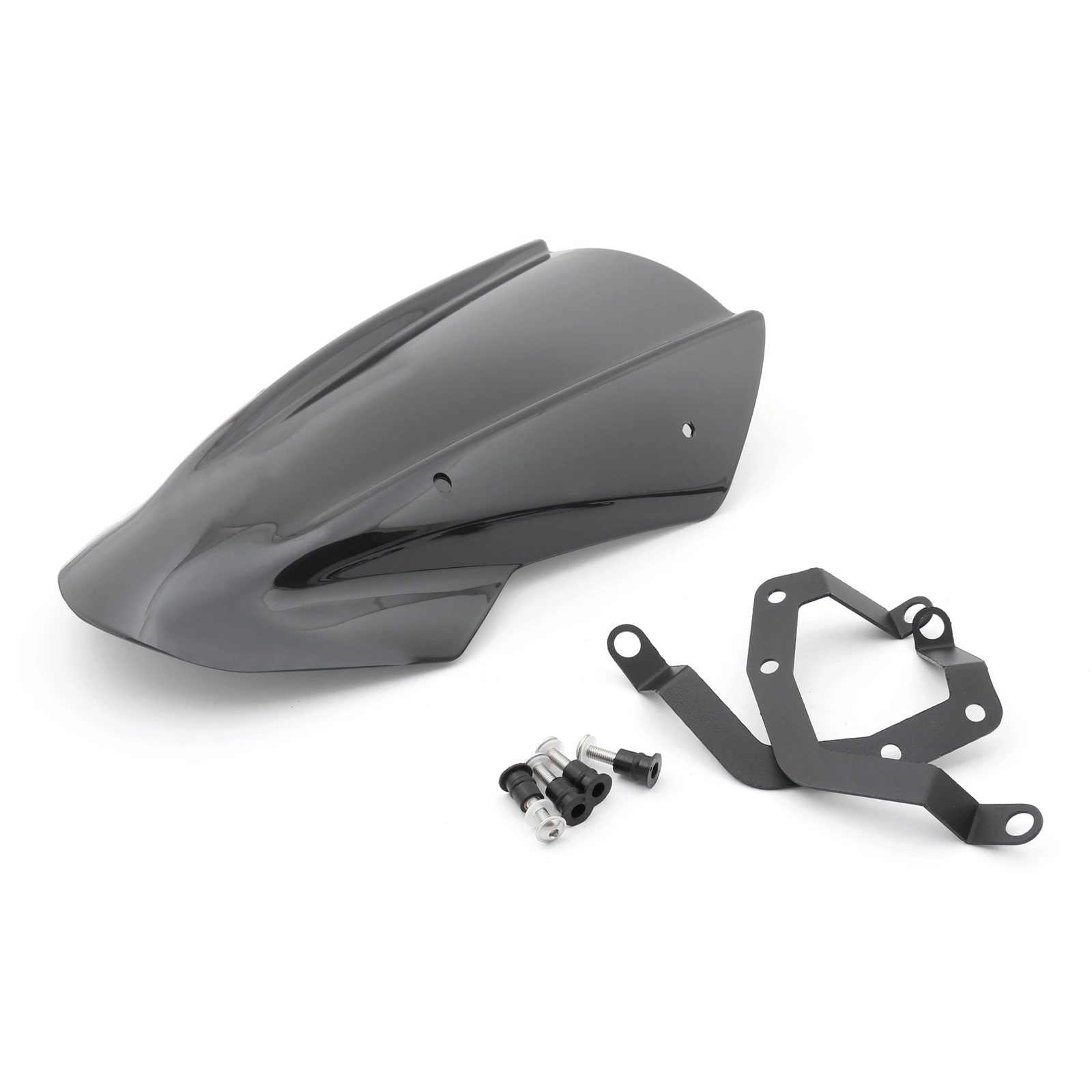 Areyourshop для Kawasaki Z650- ABS лобовое стекло экран Z-650 экран с кронштейном аксессуары для мотоциклов