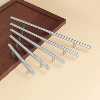 

20Pcs Modern Furniture Handles Kitchen Cabinet T Pulls Handles knobs Stainless Steel Handles For Furniture